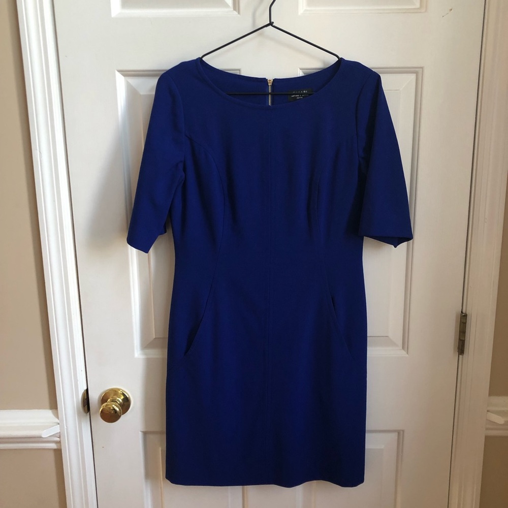 - Tahari blue dress